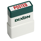 Dixon Stamp Posted Red Pre Inked
